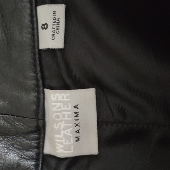 Wilson's Leather Maxima Size 8 Black Pants - Picture 5 of 16